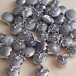 20pcs owl charm for jewelry making
